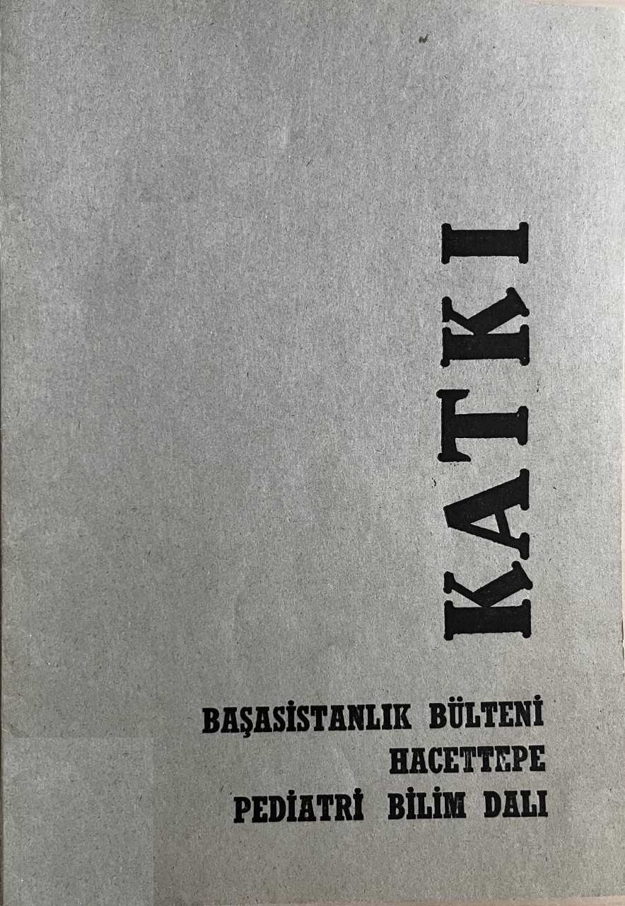 Katkı Pediatri Dergisi Kapağı